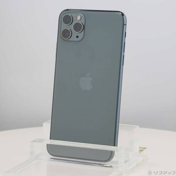 ソフマップ 〔中古品〕 iPhone11 Pro Max 64GB ミッドナイトグリーン MWHH2J／A SoftBank【377】