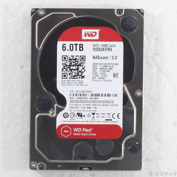 ソフマップ 〔中古品〕 WD60EFRX【262】