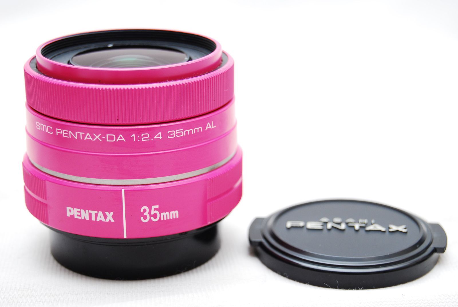 ★希少　ペンタックス smc PENTAX DA 35mm F2.4 AL 単焦点レンズ ピンク オーダーカラー★