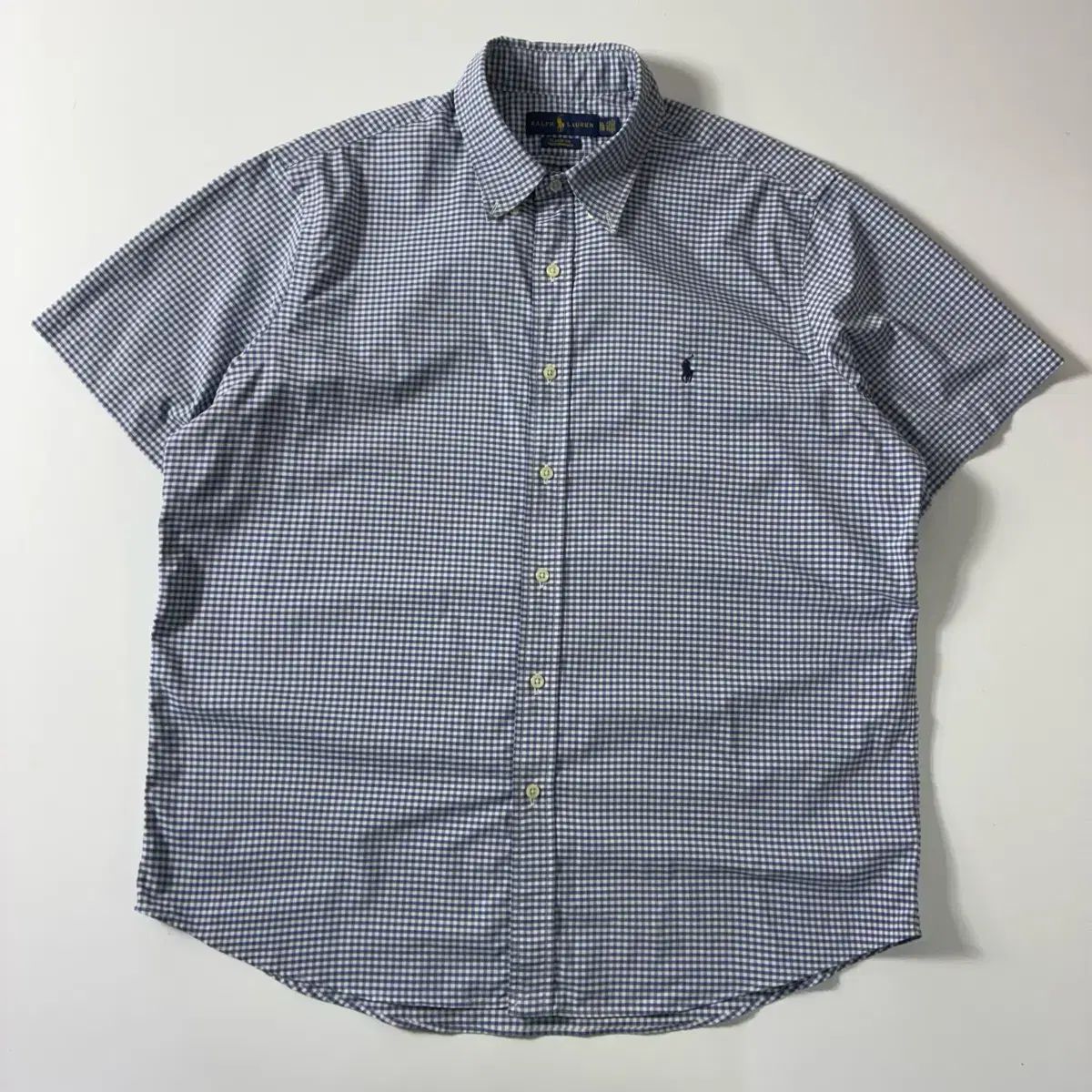 POLO ポロ ラルフローレン 刺繍 ナイロン CHECK 半袖 シャツ
