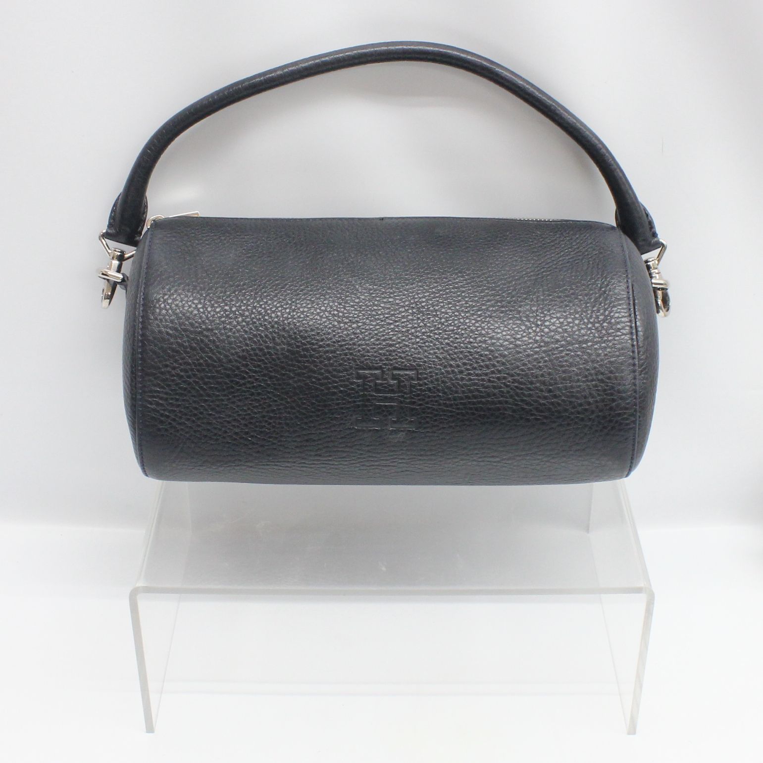 レディース 【品】HIROFU ヒロフ レザー 2WAYショルダーバッグ 円筒 