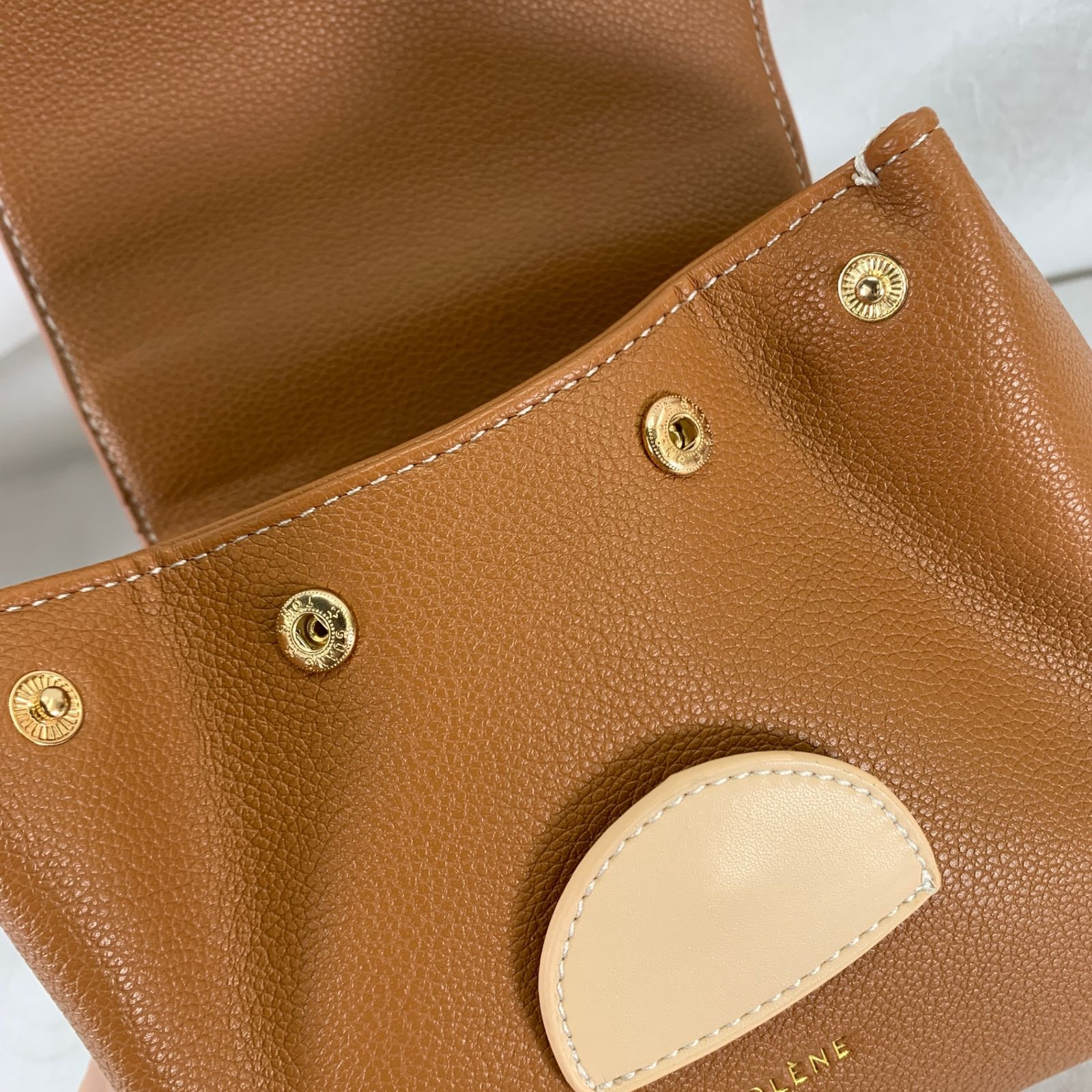 Polène ポレーヌ Numero Un Nano ショルダーバッグ トリオキャメル 