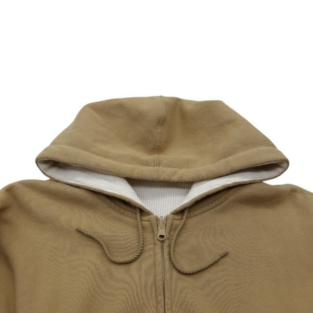 Supreme リバーシブル ベージュパーカー SUPREME 25aw REVERSIBLE WORK ZIP UP HOODED SWEATSHIRT BEIGE サイズ