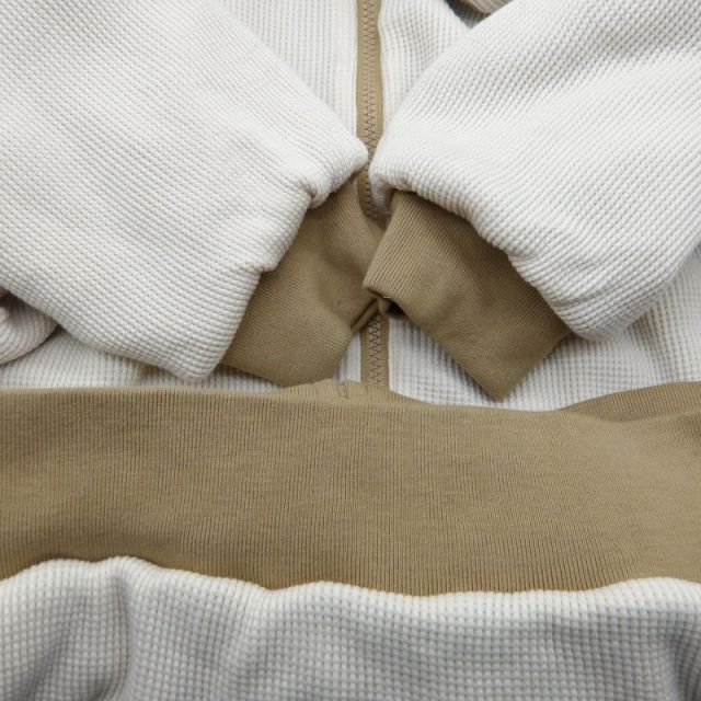 SUPREME 25aw REVERSIBLE WORK ZIP UP HOODED SWEATSHIRT BEIGE サイズ