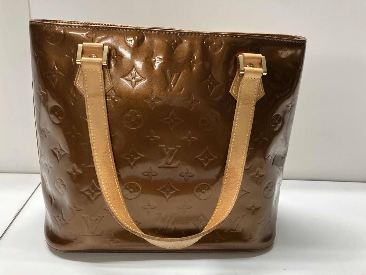 LOUIS VUITTON ヴェルニ LM0080 ヒューストン ハンドバッグ M91122