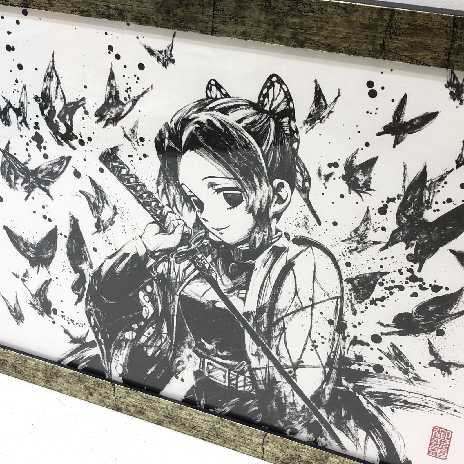 鬼滅の刃 - 墨絵コレクション 胡蝶しのぶ メルカリ : 掛け軸 第一弾 
