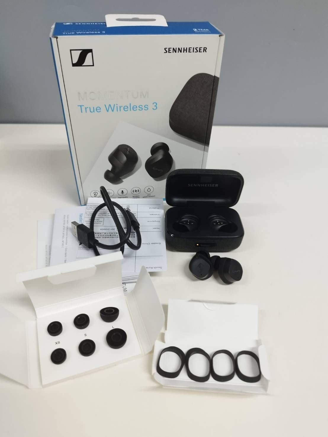 美品】SENNHEISER MOMENTUM True Wireless 3/MTW3/ワイヤレスイヤホン