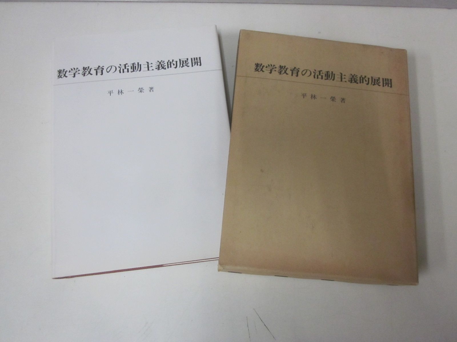 W4334す　平林一榮『数学教育の活動主義的展開』(東洋館出版社)1987年刊