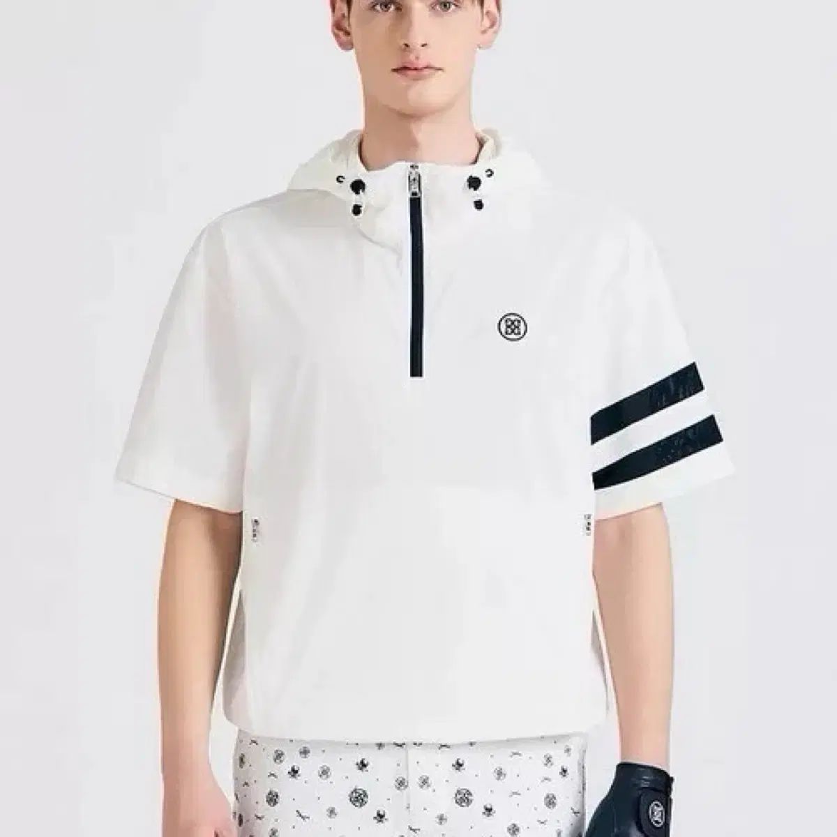 G FORE メンズ フード Anorak（アノラック） 半袖Tシャツ