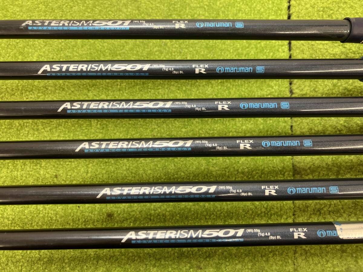 maruman/V-SONIC MS MARAGING/ASTERISM501/FLEX S/5-9,P/6本セット/アイアンセット
