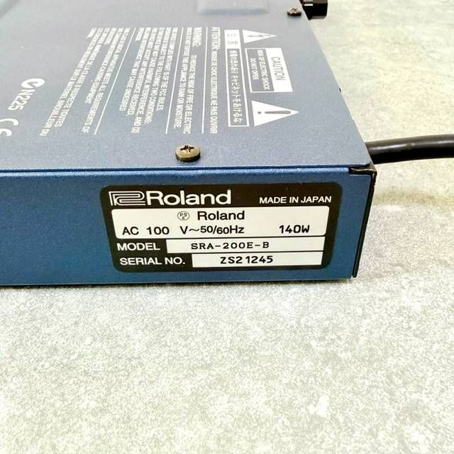 Roland ローランド パワーアンプ SRA-200E - メルカリ