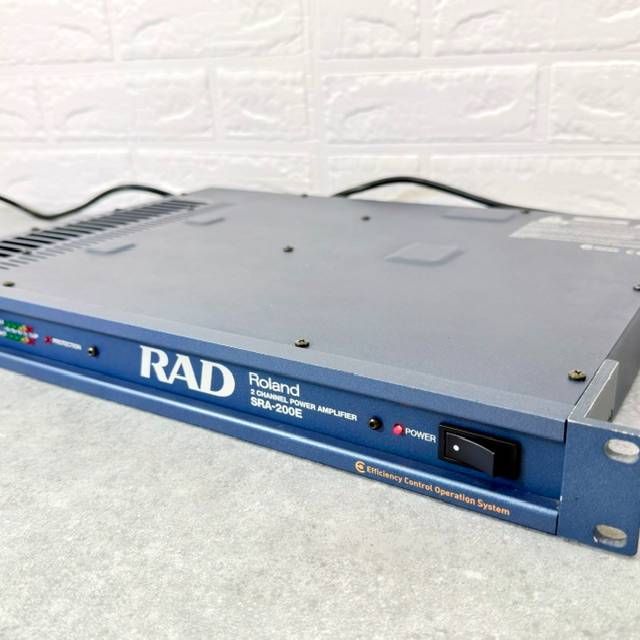a3④ RAD Roland SRA-200E パワーアンプ Roland ローランド パワーアンプ SRA-200E - メルカリ