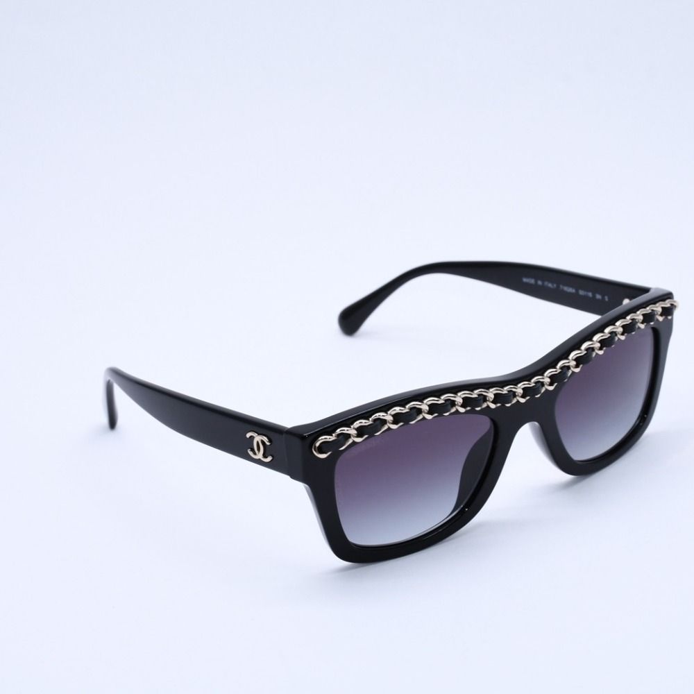 極美品 CHANEL シャネル レクタングル シェイプ サングラス 71626A