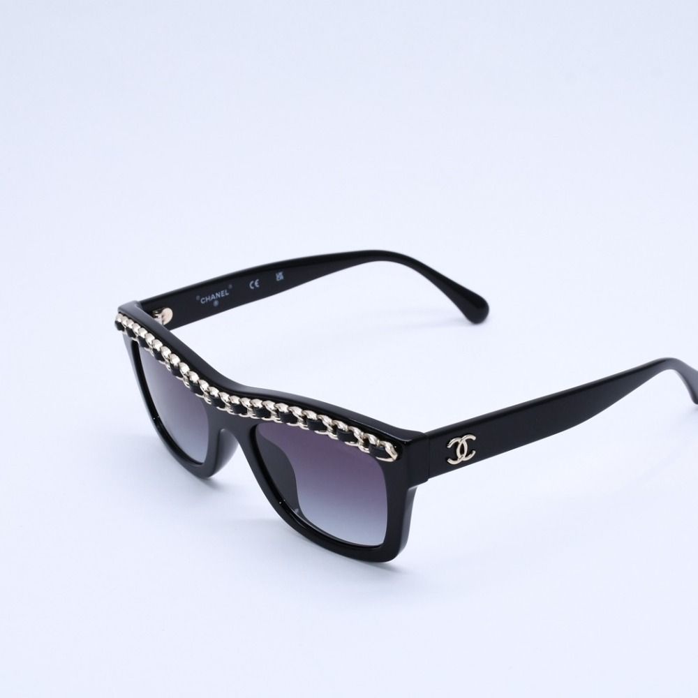 極美品 CHANEL シャネル レクタングル シェイプ サングラス 71626A