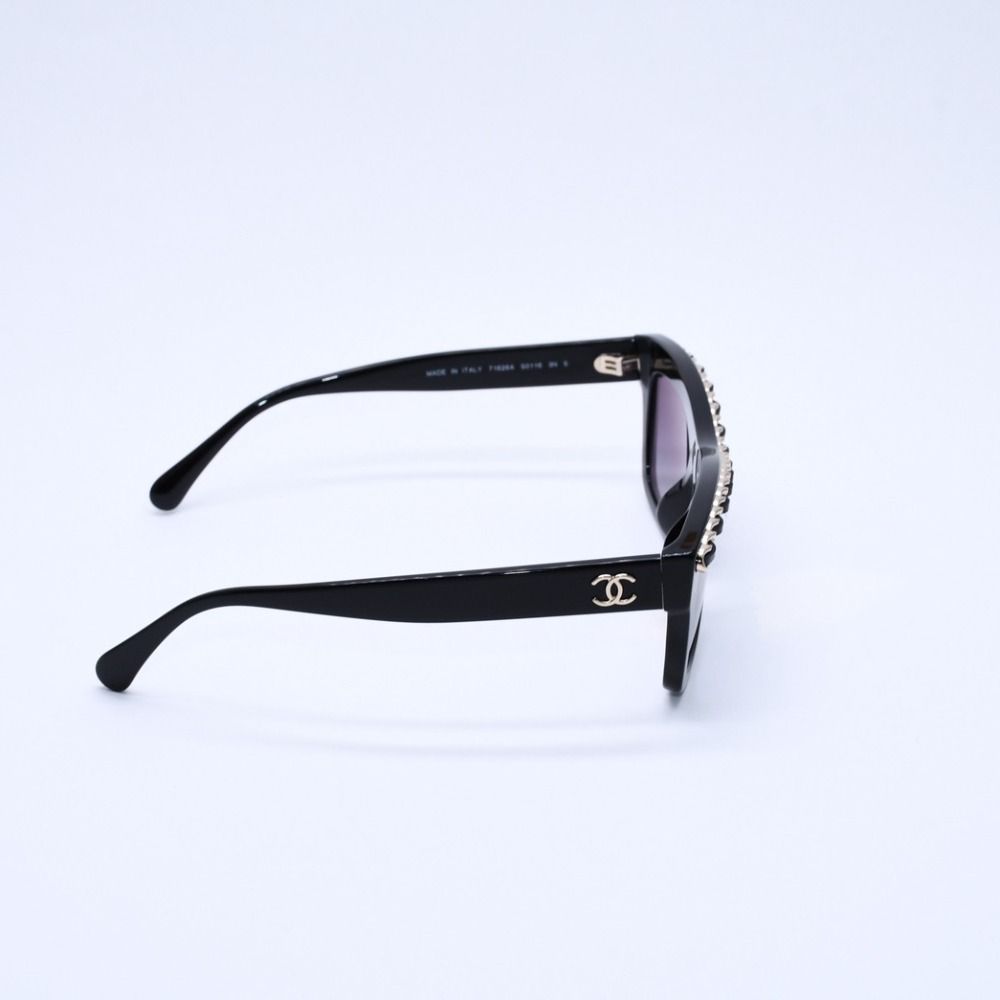 極美品 CHANEL シャネル レクタングル シェイプ サングラス 71626A