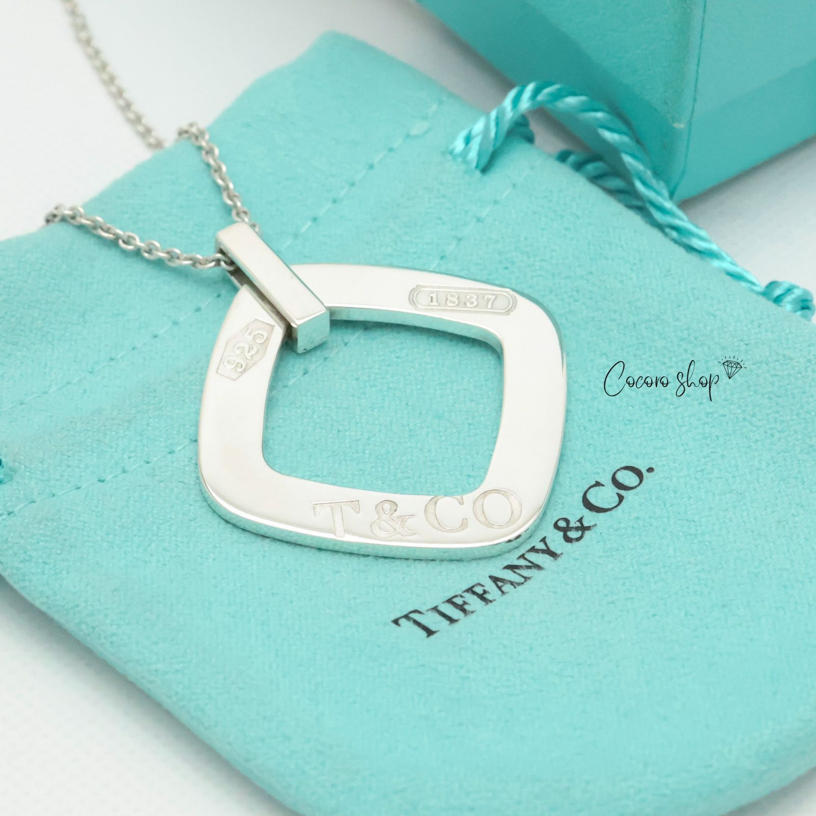 美品】ティファニー TIFFANY&Co. 1837 モンタージュ スクエア