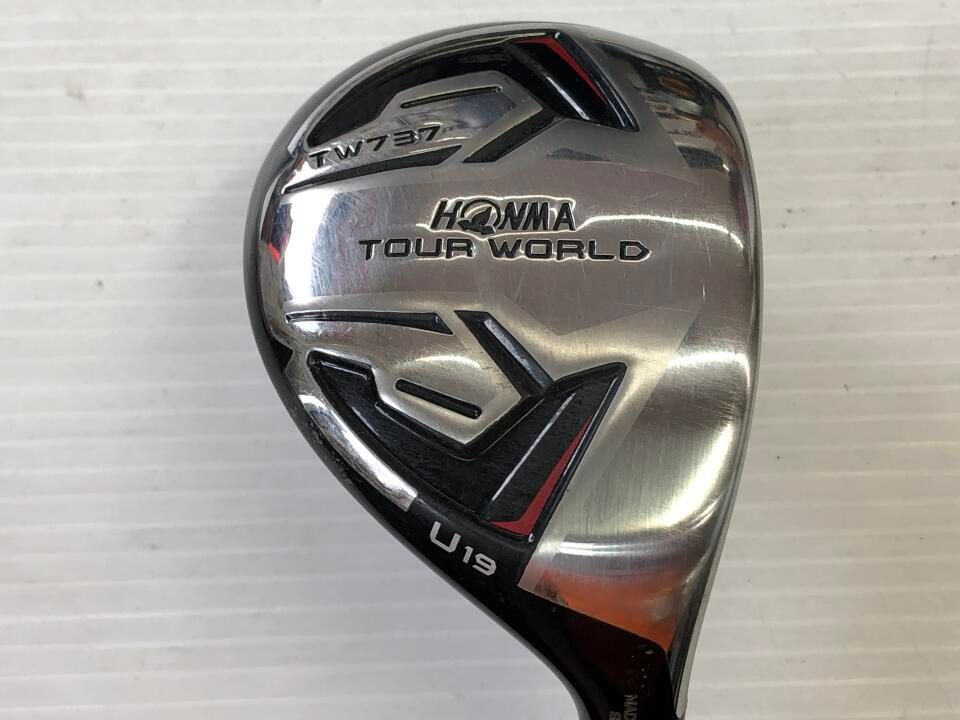 ホンマゴルフ　TOUR WORLD TW737 UT　19度　VIZARD IN 65U　ユーティリティ　中古　ゴルフドゥ！深谷店【最短即日発送】