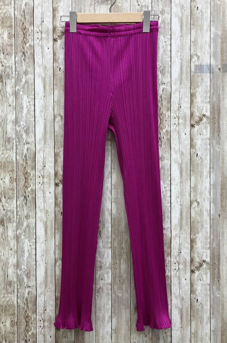 PLEATS PLEASE プリーツプリーズ パンツ サイズ1 PP63-JF203 イッセイミヤケ ピンク 日本製 裾上げあり