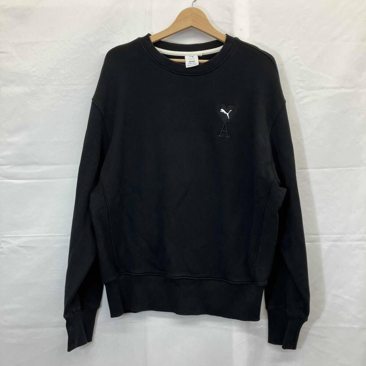PUMA/プーマ/Ami parisコラボ/トレーナー/スウェット/Mサイズ/ブラック