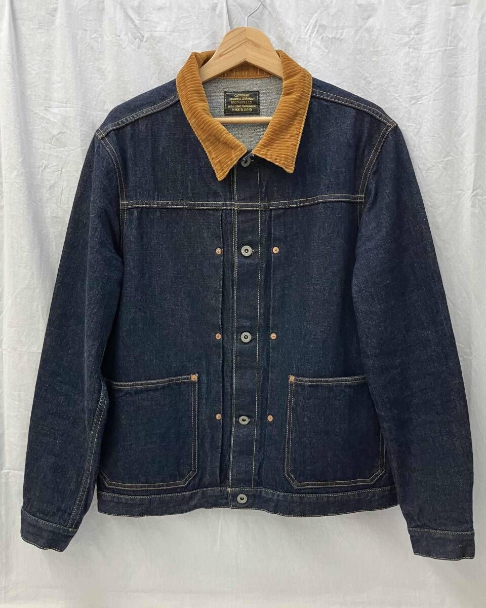 Original Garment Brothers オリジナルガーメントブラザーズ Gジャン デニムジャケットOG-4 42 インディゴブルー 日本製