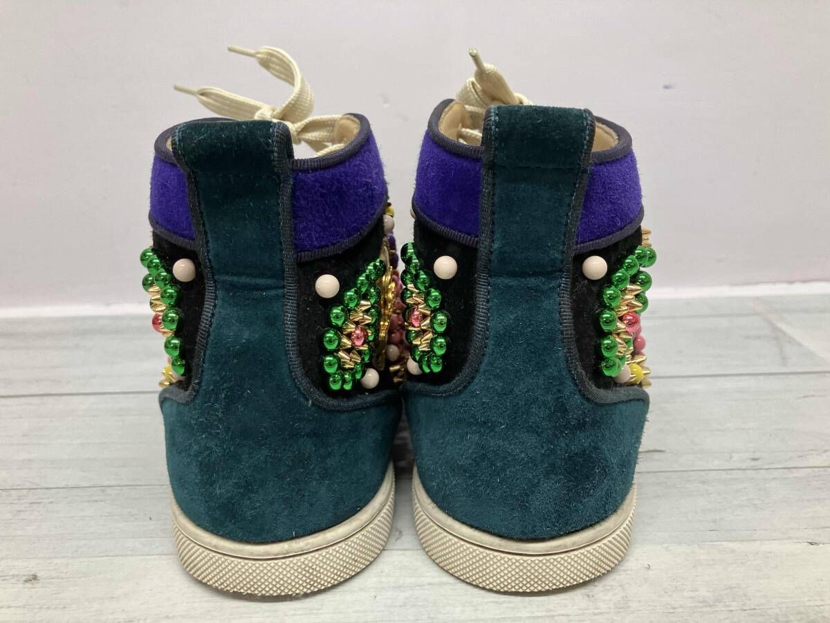 christian Louboutin クリスチャン ルブタン スニーカー マルチカラー ビジュー 37 23cm christian Louboutin クリスチャン ルブタン スニーカー マルチカラー ビジュー 37 23cm