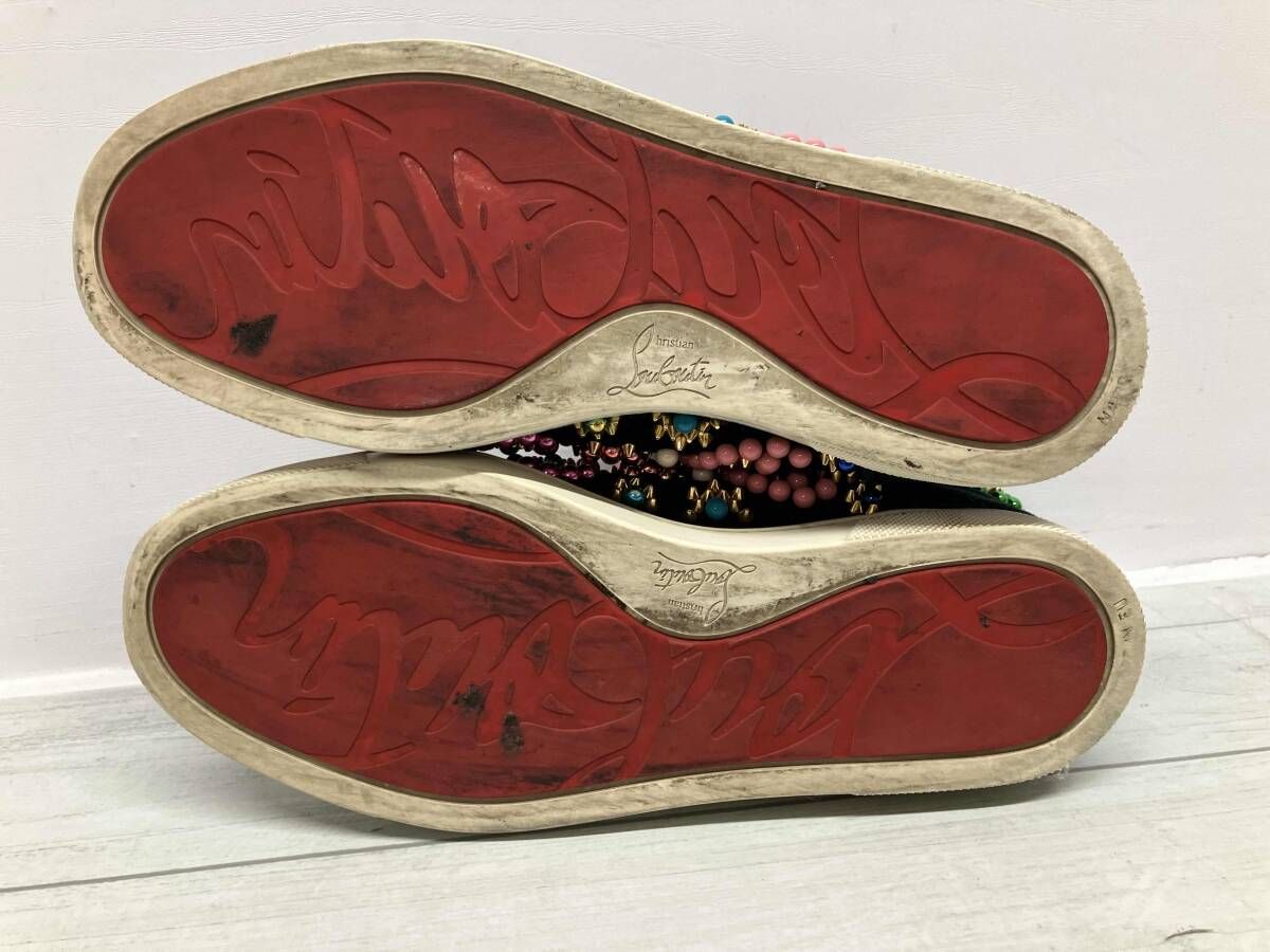 christian Louboutin クリスチャン ルブタン スニーカー マルチカラー ビジュー 37 23cm christian Louboutin クリスチャン ルブタン スニーカー マルチカラー ビジュー 37 23cm