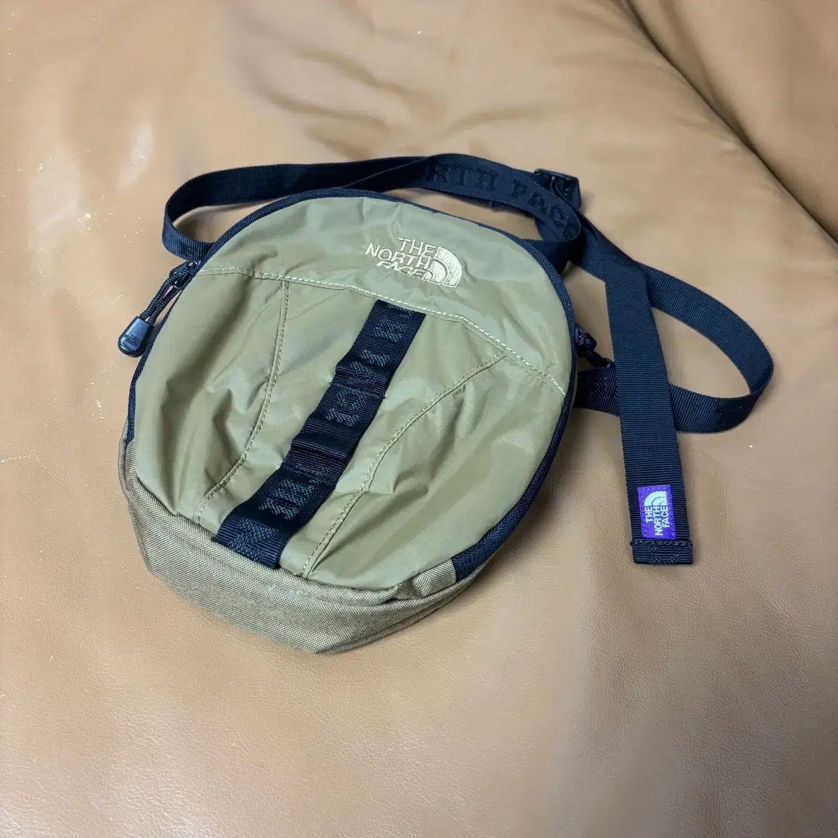 ナナミカ THE NORTH FACE ザノースフェイス パープルラベル チュール クロスバック バッグ タン ブラック
