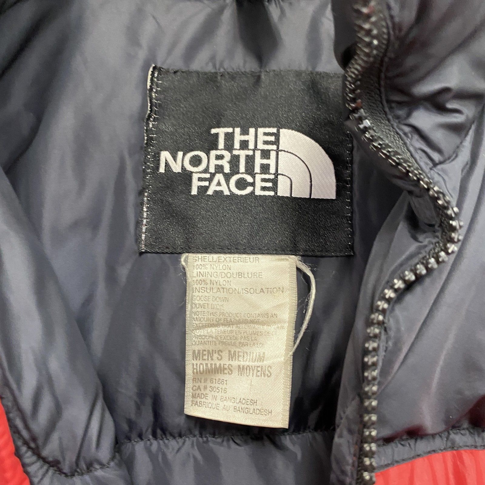 THE NORTH FACE ザ・ノースフェイス ヌプシ ダウンジャケット 赤 