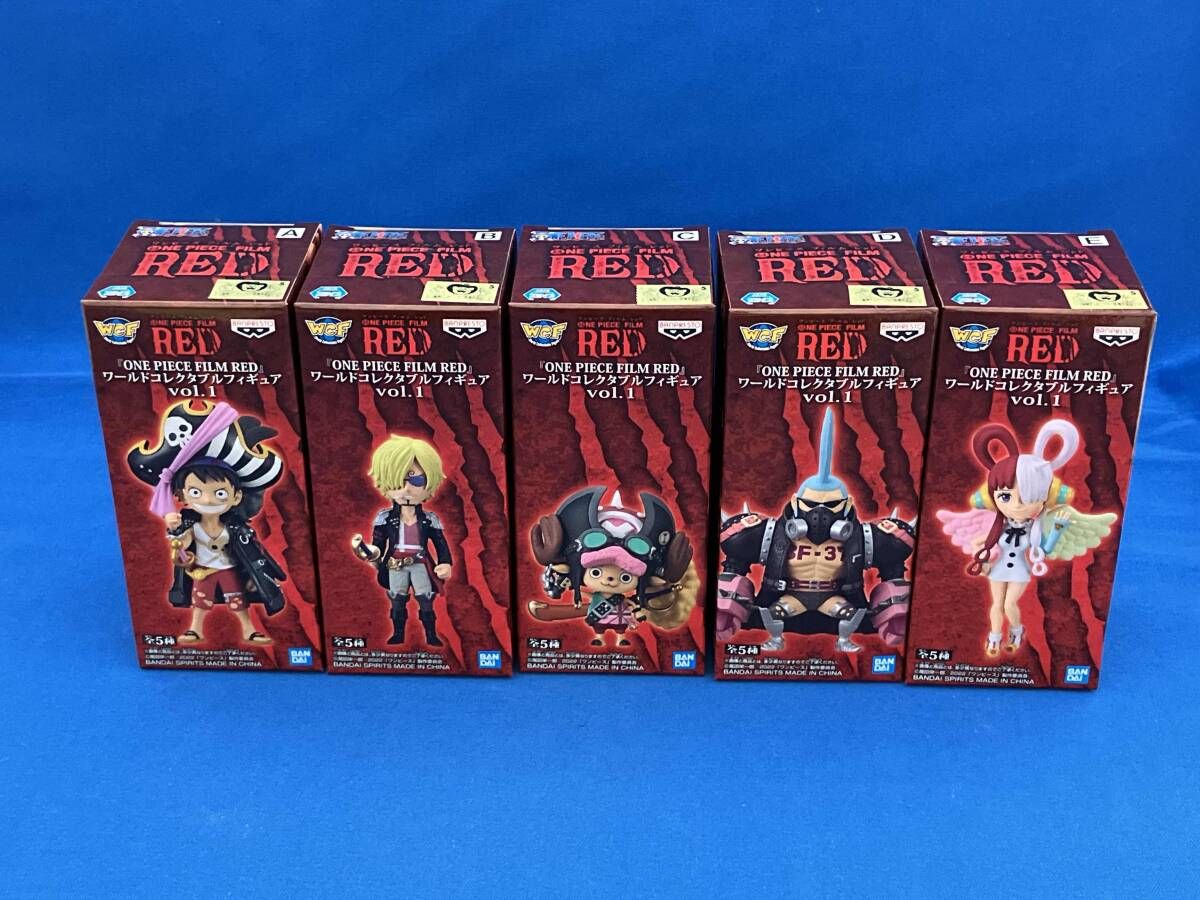 全5種セット]バンプレスト 『ONE PIECE FILM RED』 ワｰルド