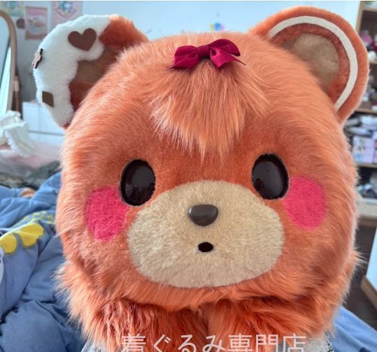 犬　猫　着ぐるみ ヘッド全頭　ヘッド ケモノ ファースーツ ぬいぐるみ コスプレ コスチューム Kurumi 一点物 C450