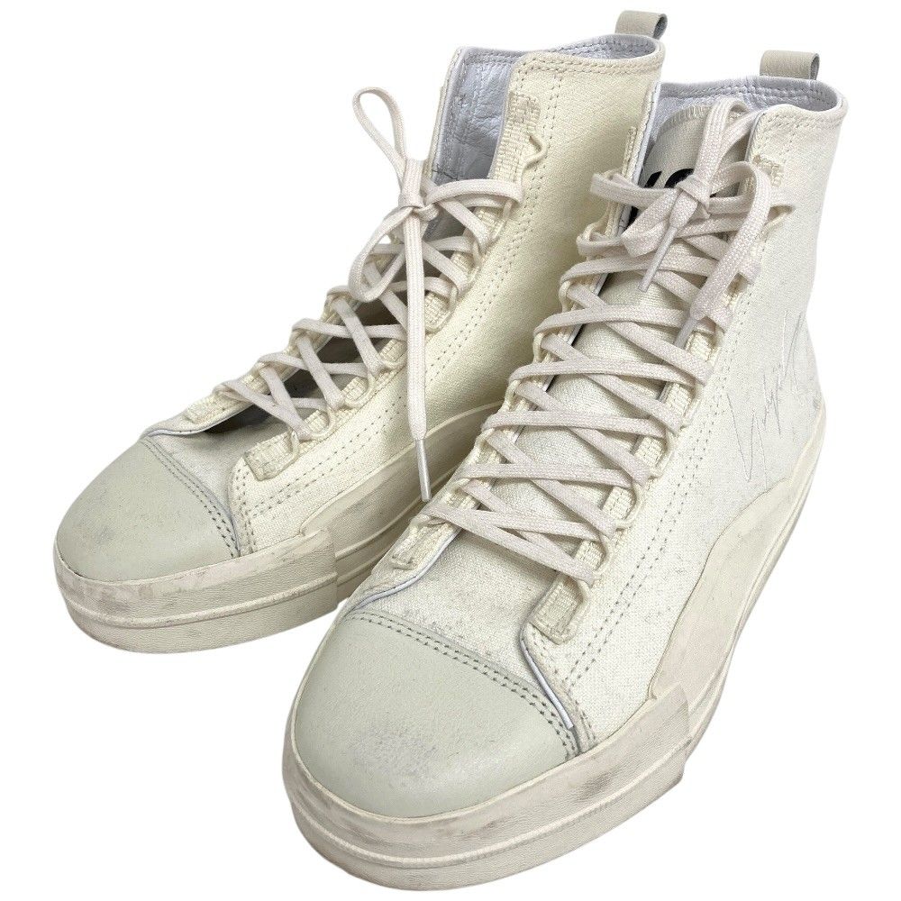 アディダス/Y-3/ワイスリー/YUBEN MID ミッドカットスニーカー EH1386 ホワイト/24.0/レディース/RS1537