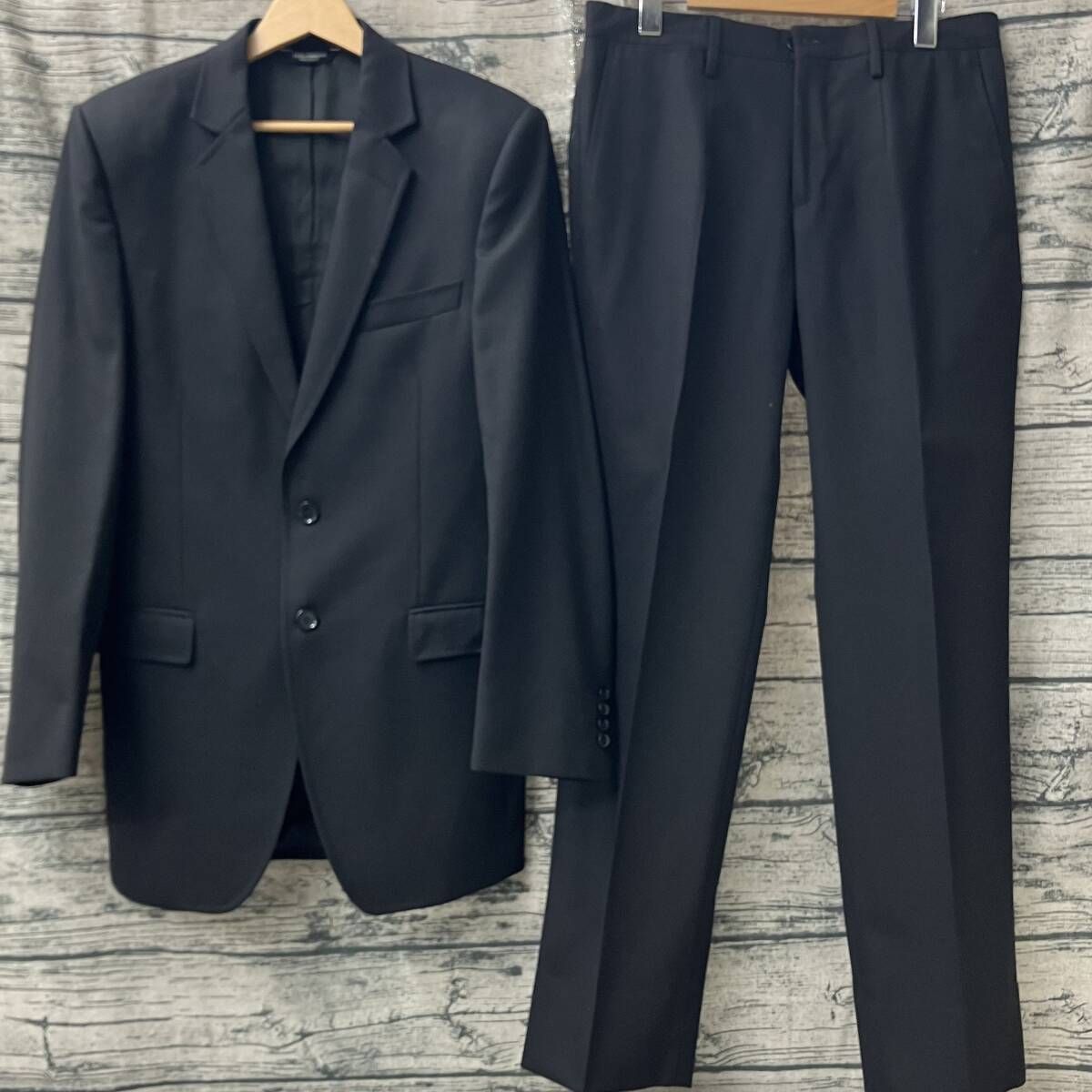 DOLCE & GABBANA ドルチェアンドガッパーナ テーラードジャケット セットアップ イタリア製 BLK サイズ44