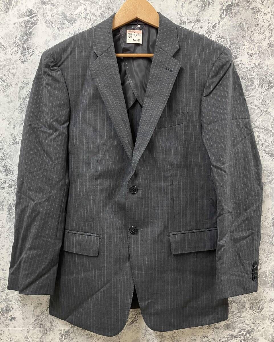 Le Chic/ル シック テーラードジャケット SL14272 セットアップ ストライプ グレー M