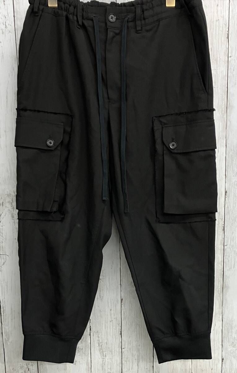 GROUND Y Military Cargo Pants グラウンドワイ カーゴパンツ NT5904N ブラック ヨウジヤマモト size3