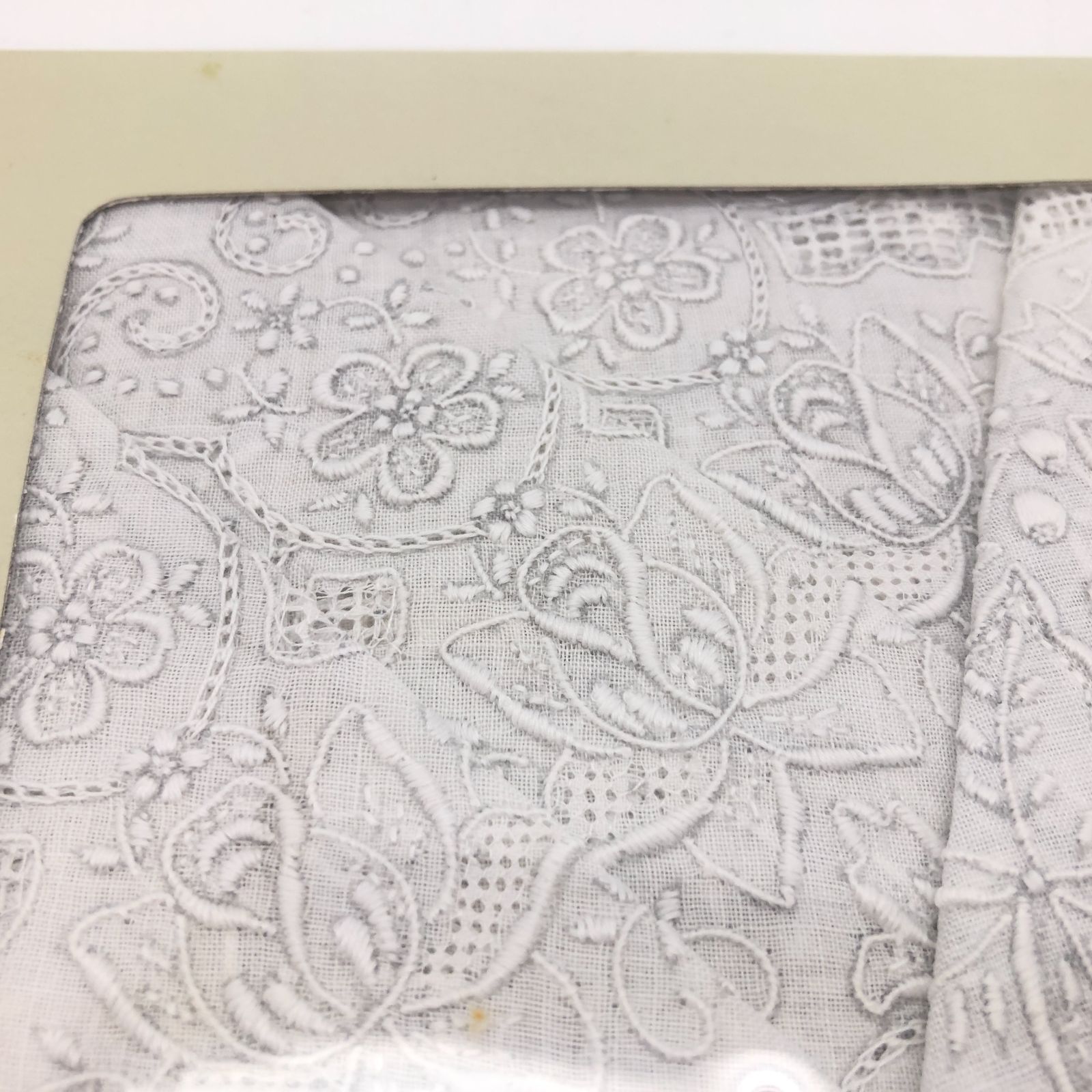 未使用】保管品 未開封 汕頭 スワトウ SWATOW 手刺繍 はんかち