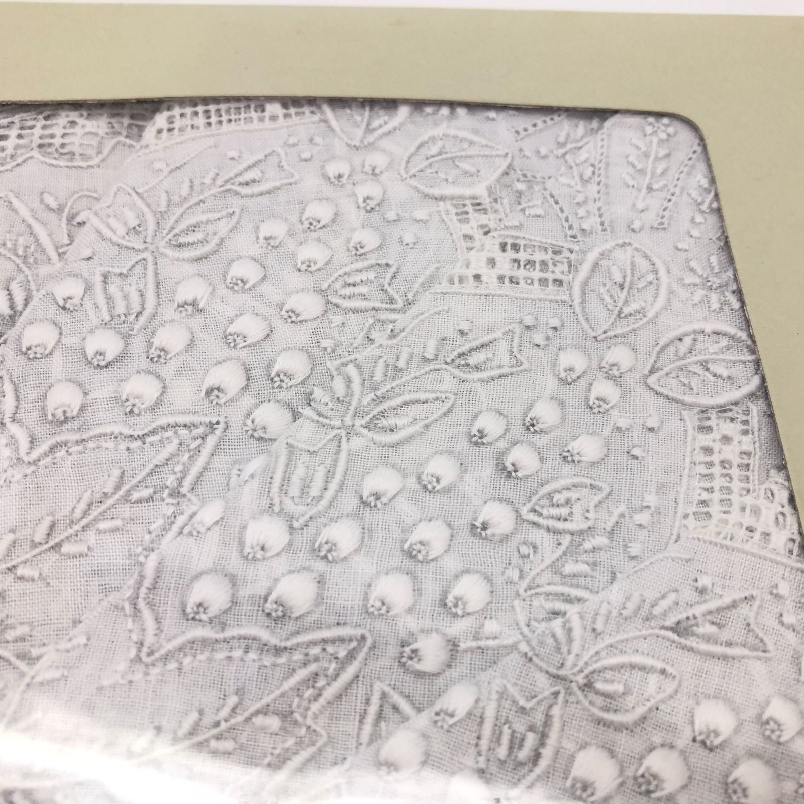 未使用】保管品 未開封 汕頭 スワトウ SWATOW 手刺繍 はんかち