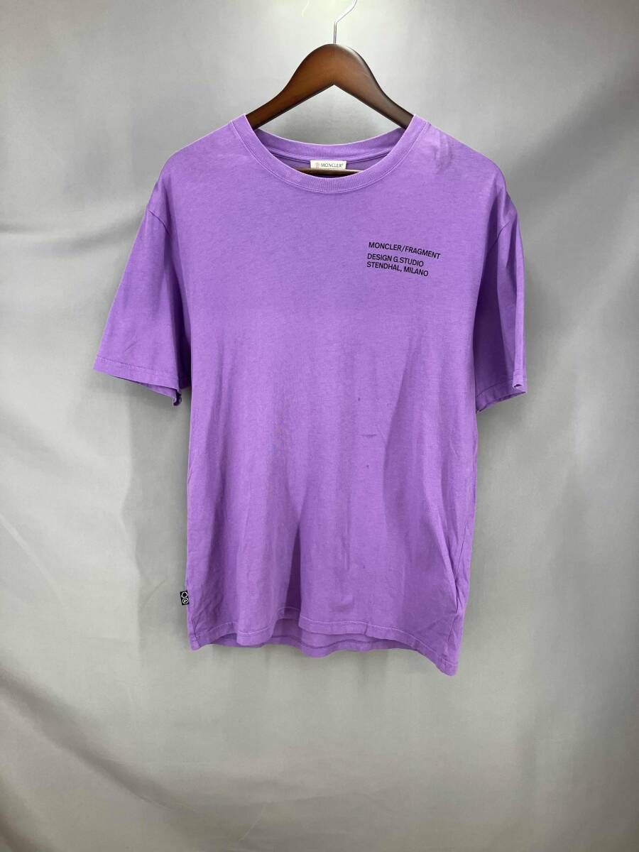 ★ MONCLER × FRAGMENT DESIGN モンクレール　半袖Tシャツ F209U8C70810 アウトドア サイズ7 パープル 夏 10,701円