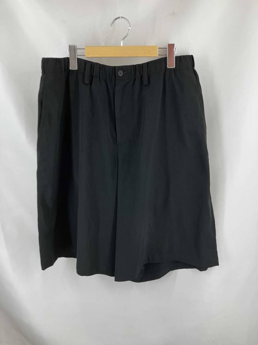 ★ YOHJI YAMAMOTO ヨウジヤマモト ハーフパンツ HN-P24-500 MADE IN JAPAN サイズ3 ブラック 通年