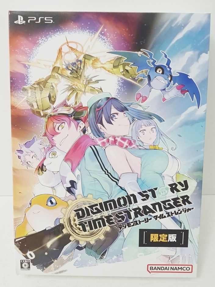 PlayStation 5 PS5ソフト BANDAI NAMCO バンダイナムコ デジモンストーリー タイムストレンジャー 限定版 グッズ完品 中古 [MK-7362]