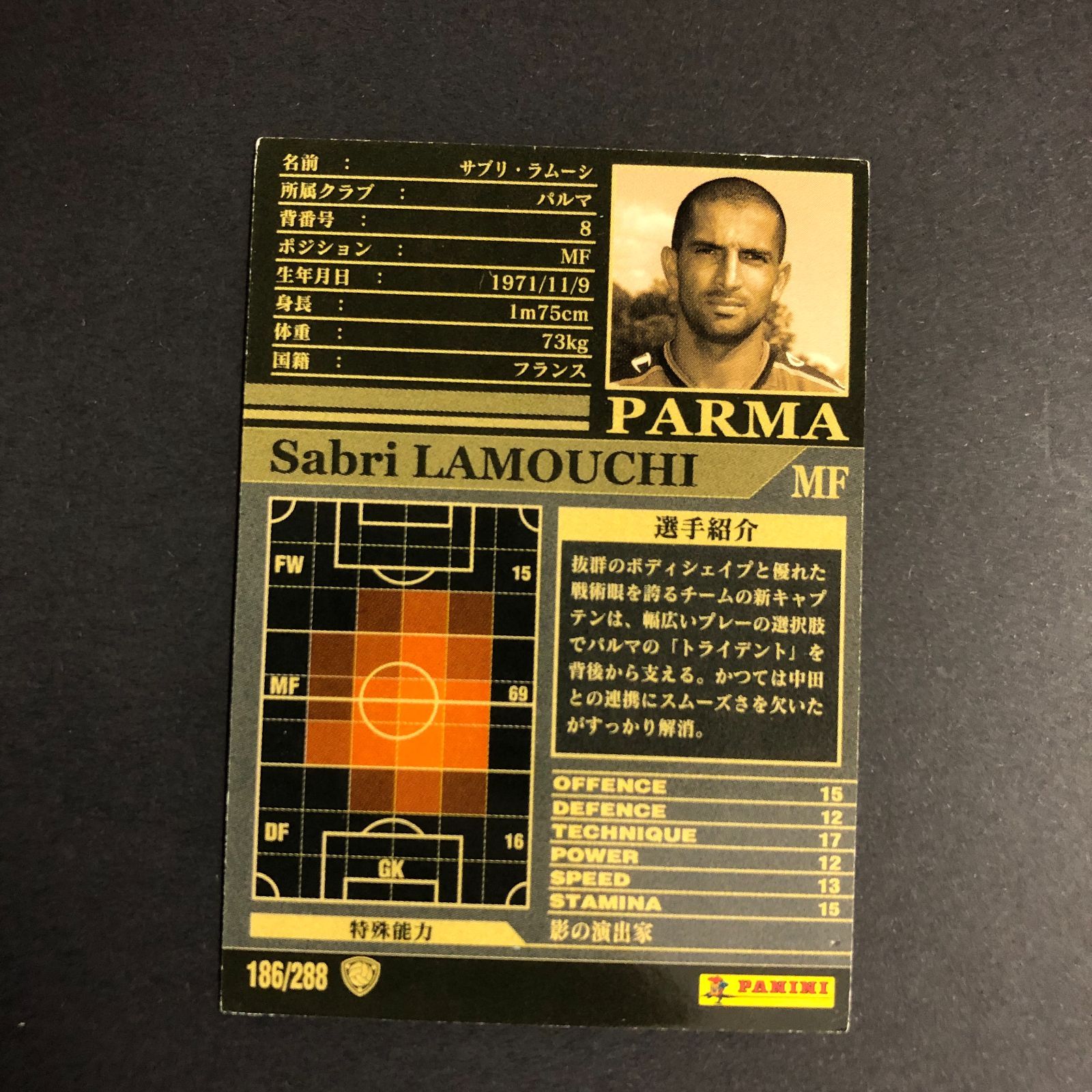 6124121 サブリ・ラムーシ WCCF サッカーカードゲーム - メルカリ