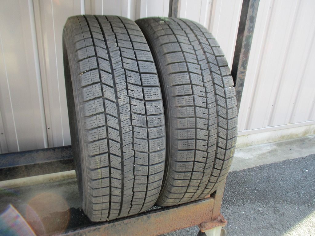 ★☆205/60R16 92Q ダンロップ WINTER MAXX WM03 スタッドレス 2021年製 2本 送料込 T70410109☆★インボイス領収書発行可能