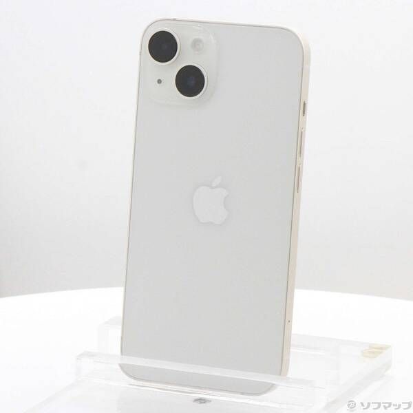 ソフマップ 〔中古品〕 iPhone14 128GB スターライト MPUQ3J／A SIMフリー【348】