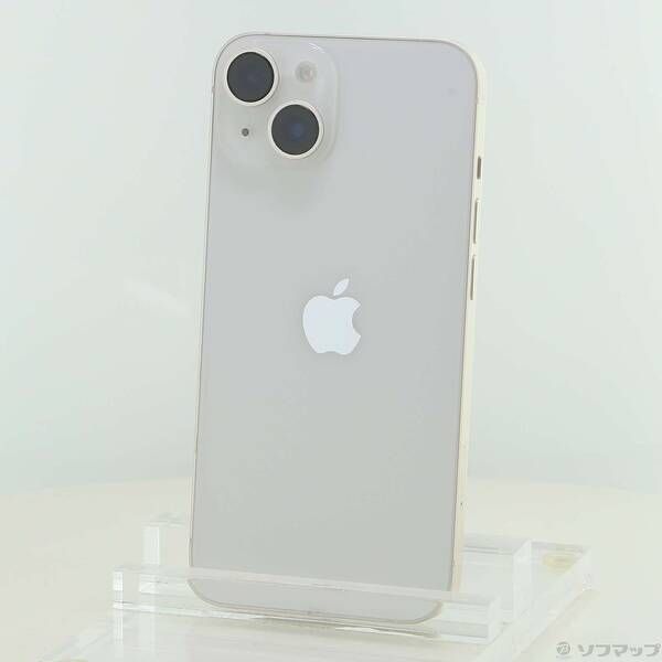 ソフマップ 〔中古品〕 iPhone14 128GB スターライト MPUQ3J／A SIMフリー【198】
