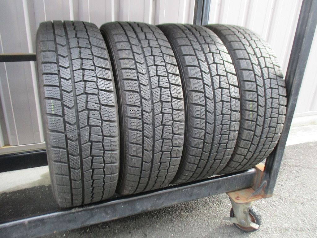 ★☆185/60R15 84Q ダンロップ WINTER MAXX WM02 スタッドレス 2021年製 4本 送料込 T70380107☆★インボイス領収書発行可能