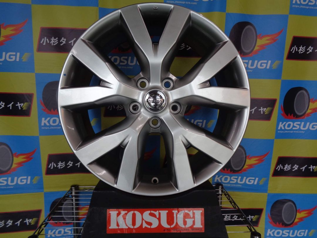 日産　Z51系　ムラーノ純正　18インチ　中古ホイール　4本セット　7.5J-18　5H114.3　+50　エルグランド　atsugiM175