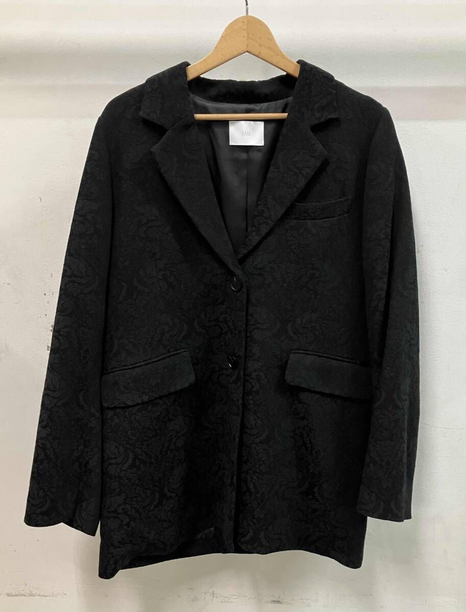 HARE ハレ その他アウター VINTAGE ジャガード セットアップ 上 サイズM 下 サイズF ブラック