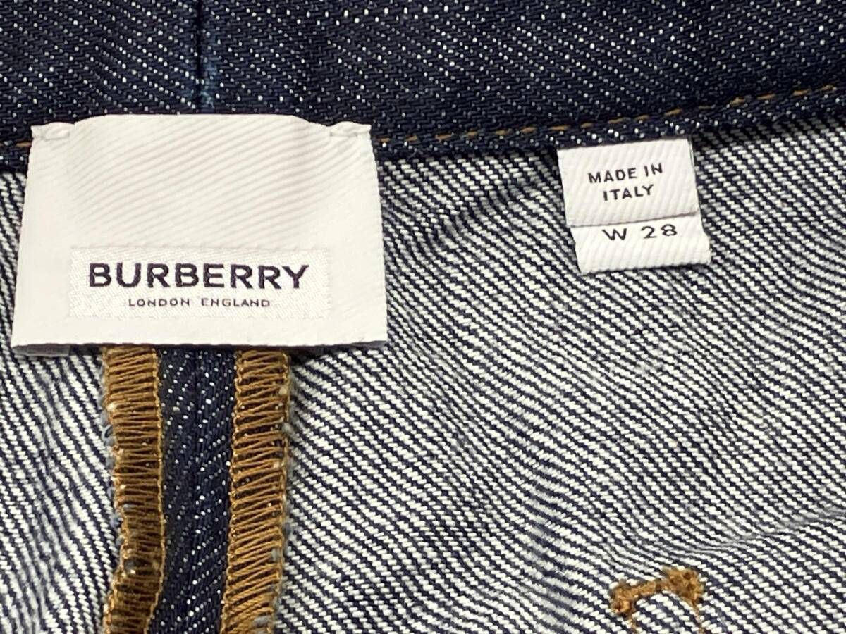 BURBERRY LONDON ENGLAND デニムパンツ バーバリーロンドンイングランド TBロゴ ジーンズ size28