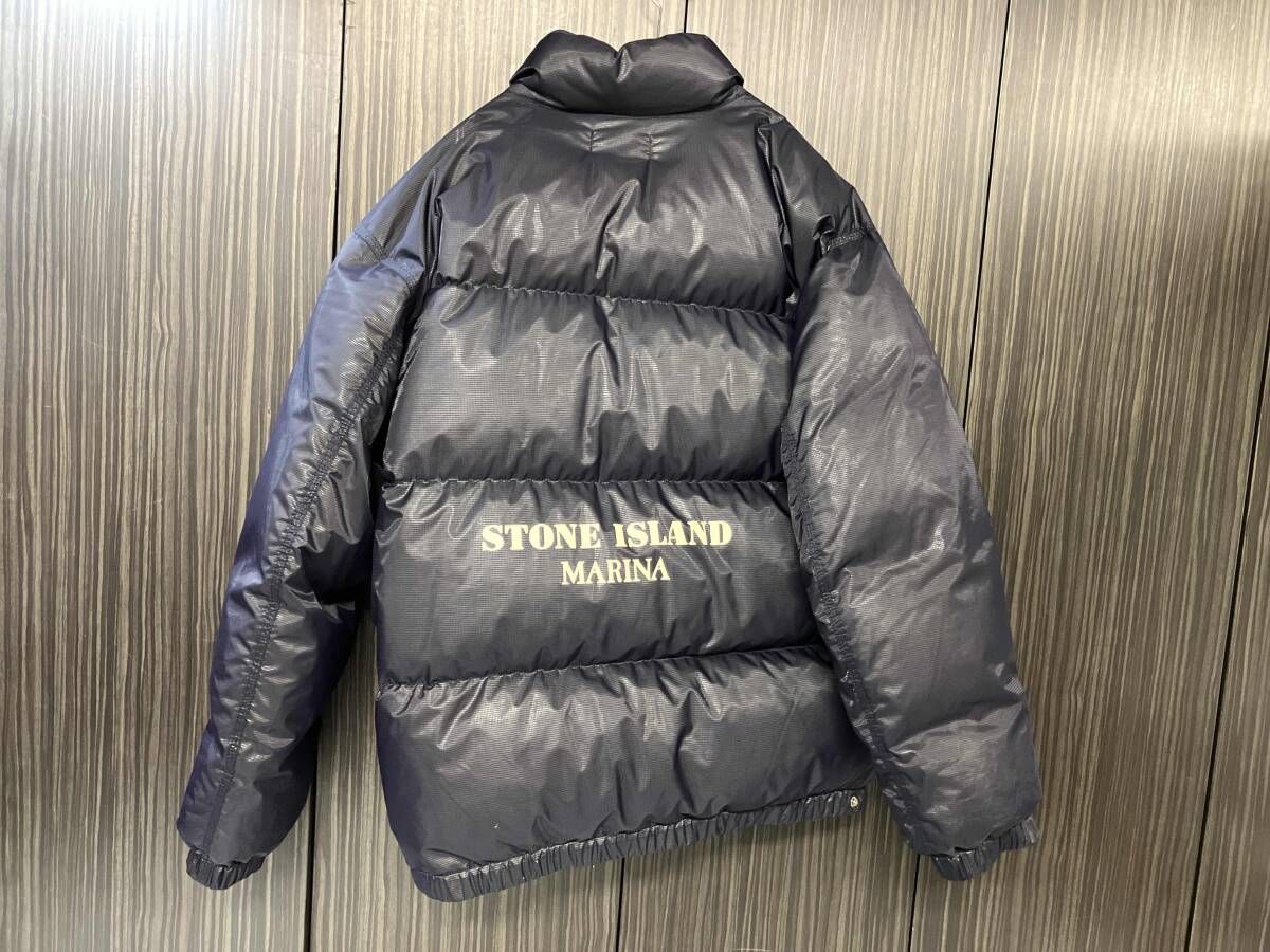 ストーンアイランド　ダウン　美品 STONE ISLAND ストーンアイランド ダークパープル サイズXL ダウン