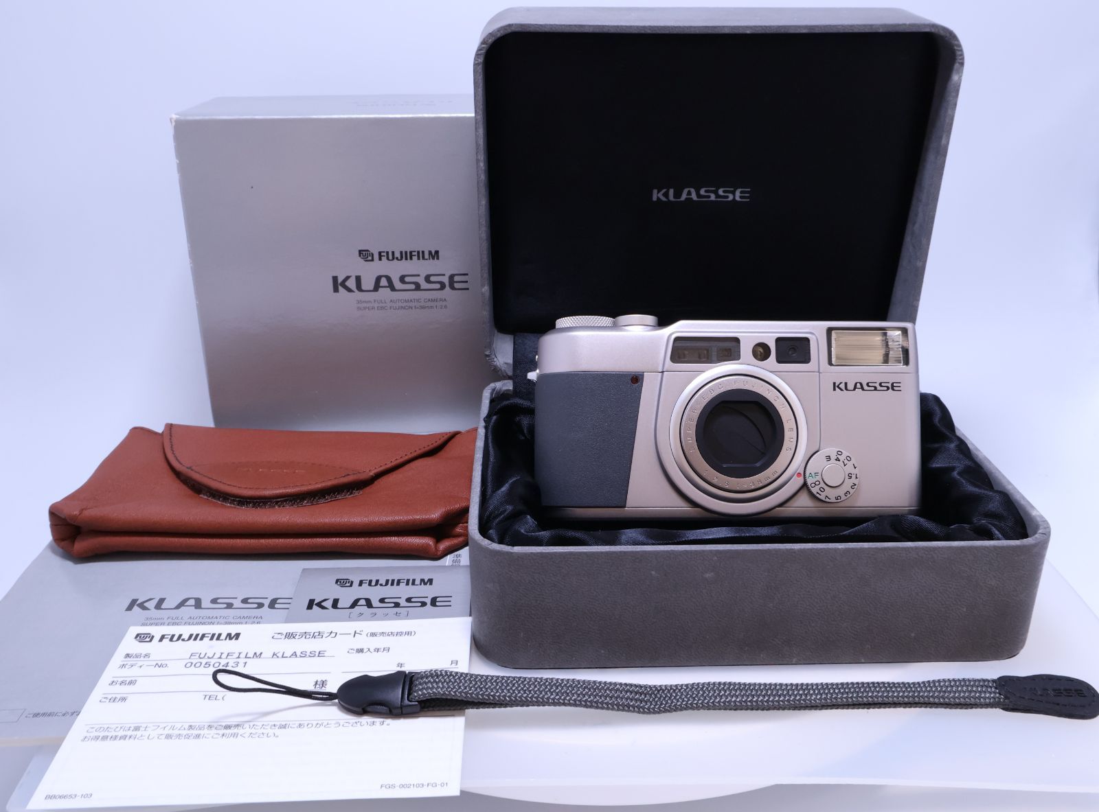 【元箱付 極美品】FUJIFILM KLASSE シルバー クラッセ