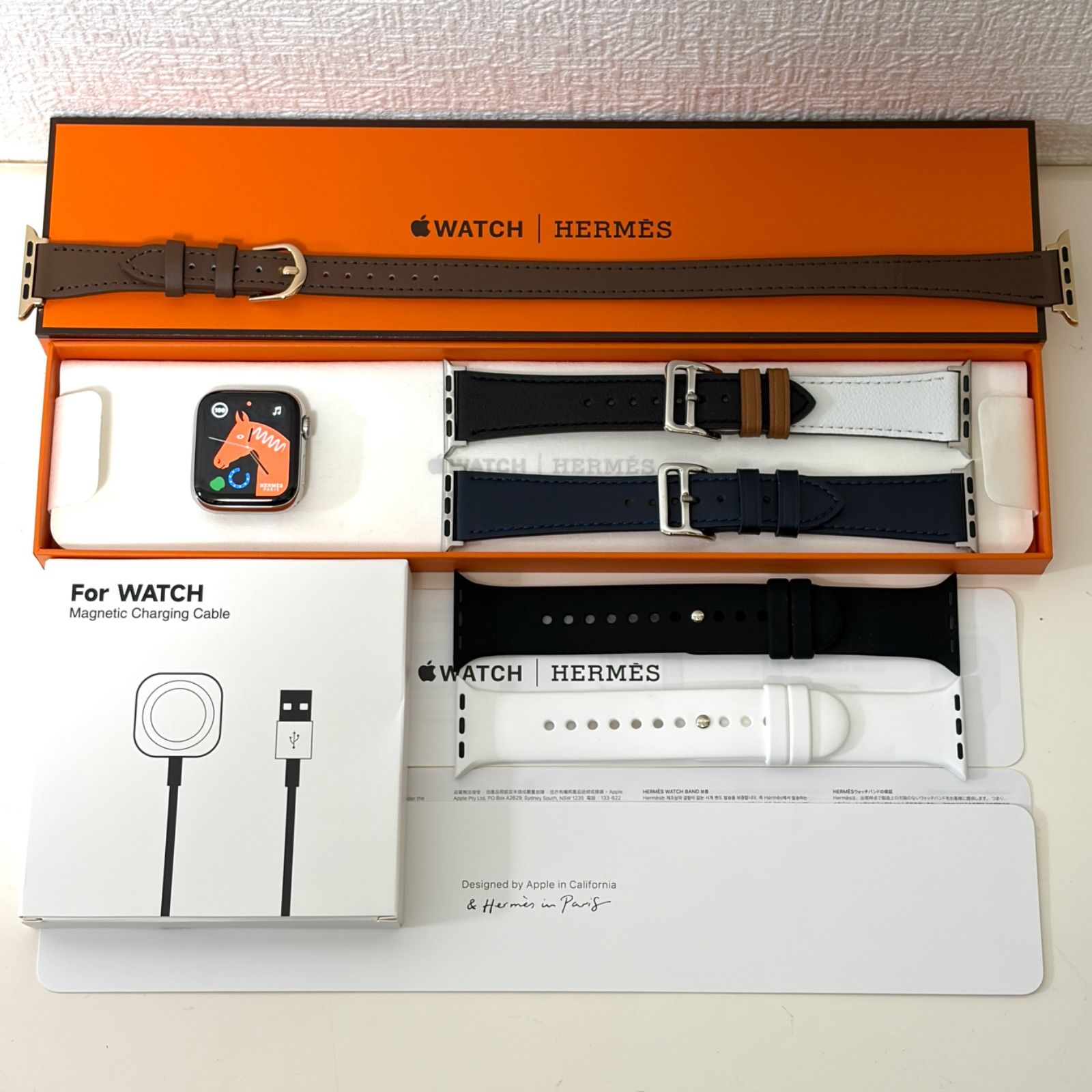 （T870）良品 正常稼動 Apple Watch アップルウォッチ HERMES エルメス SERIES 5 GPS LTE 40mm レディース ユニセックス